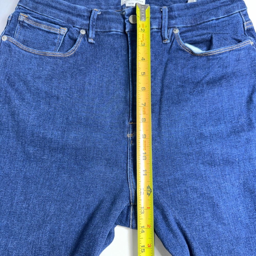 Good American Always Fits Good Waist Skinny Jeans Blue821 Size 14-18 GW226T - Picture 7 of 11